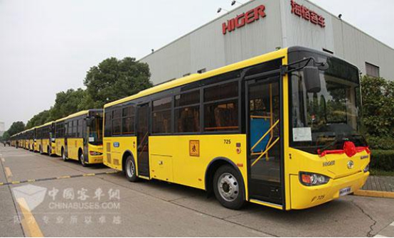 1200台出口沙特的海格客車整裝待發