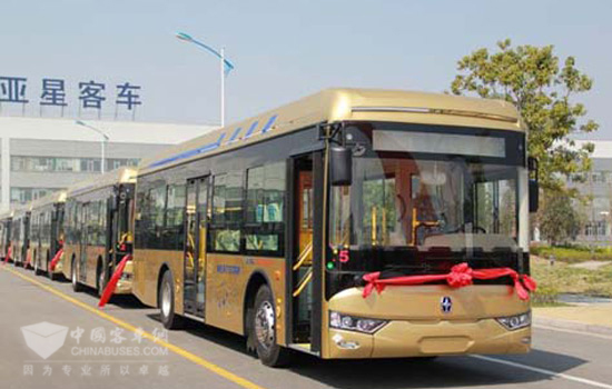 40台亞星betway在线官网公交車助力青島綠色交通