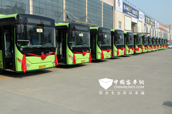 山東濱州：100台betway在线官网電動公交車投入使用