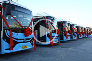 【視頻】北京城市副中心迎來350台比亞迪純電動客車