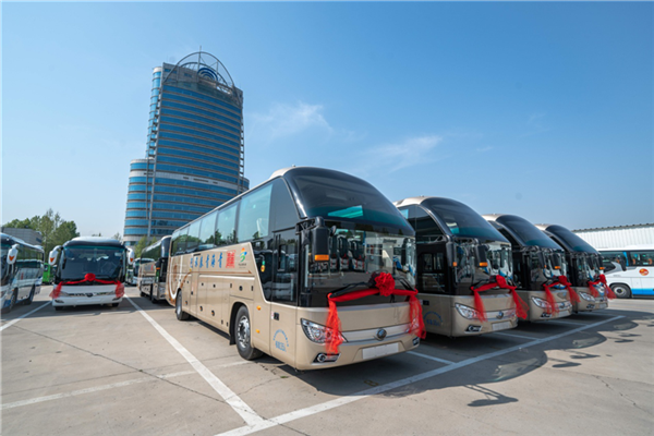 宇通豪華旅遊客車再次批量交付青海