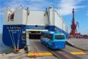 120台金旅校車裝船赴加納
