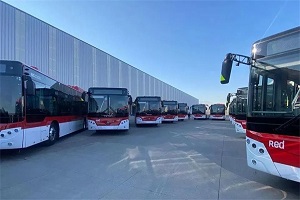 驅動聖羅莎“電動化走廊” 70輛歐輝純電動公交車駛入智利聖地亞哥