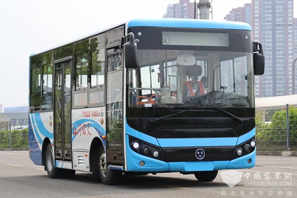 奇瑞萬(wan) 達客車 純電公交 紅河縣 紅潤運輸