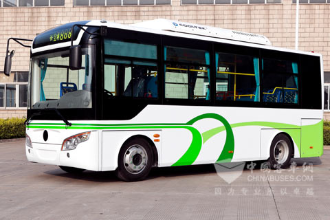 國內(nei) 首款7米純電動客車YS6700GBEV