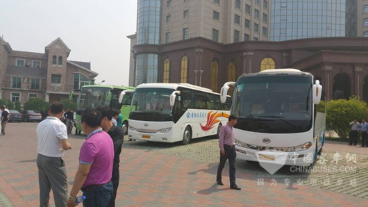 安凱美麗(li) 中國行展示的安凱客車