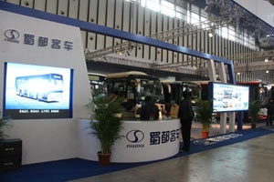 2012南京客車展蜀都客車展台