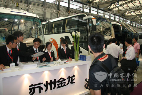 海格客車展台一覽