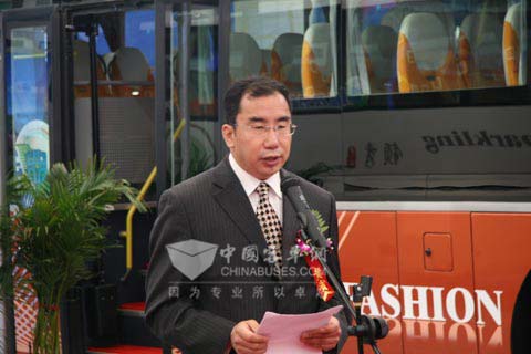 中通客車副總於春印致辭