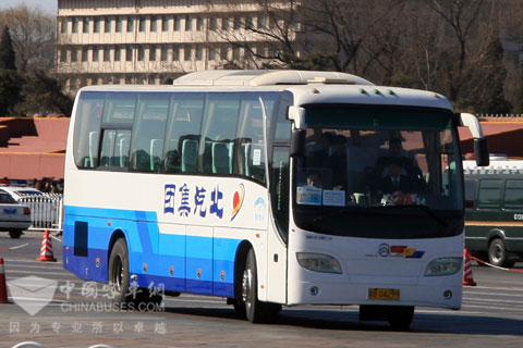 金旅客車服務2011年兩(liang) 會(hui) --天安門