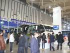 中通客車展台前熙熙攘攘